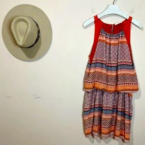 Designer Ramy Brook 100% Silk Mini Dress